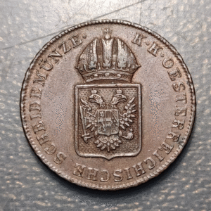 AUSTRIA 1 KREUZER 1816 A EBC