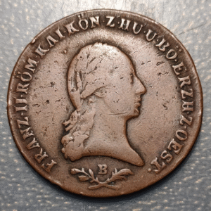 AUSTRIA FRANZ II (I) 6 KREUZER 1800 B KREMNITZ