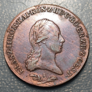 AUSTRIA FRANZ II (I) 6 KREUZER 1800 A MBC+