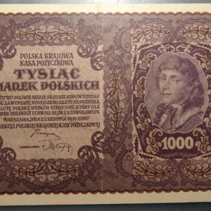 POLONIA POLAND 1000 MAREK POLSKICH 23/08/1919 P29 EBC-