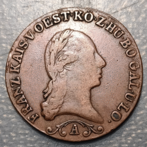 AUSTRIA FRANZ II (I) 1 KREUZER 1812 A MBC-/MBC