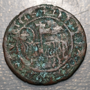 FRANCIA FRANCE JETON DE COMPTE AGNUS DEI CRUZ FLORIDA SIGLO XV-XVI