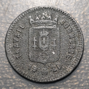 FRANCIA FRANCE CALAIS FEDERATION DE COMMERCE 10 CENTIMES