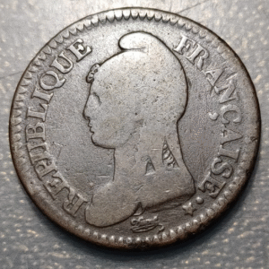 FRANCIA FRANCE REVOLUCION REVOLUTION UN DECIME L'AN 5? A