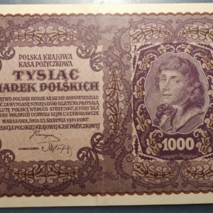 POLONIA POLAND 1000 MAREK POLSKICH 23/08/1919 P29 EBC