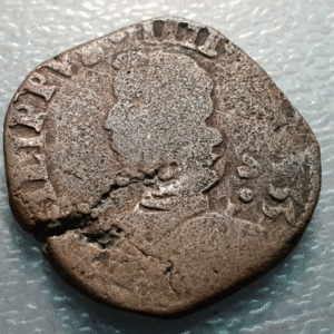 IMPERIO ESPAÑOL NAPOLES FELIPE IV GRANO 1633 ESCASA