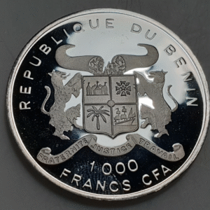 BENIN 1000 FRANCOS 1000 FRANCS CFA (1992) SC UNC ESCASA SCARCE