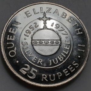 SEYCHELLES 25 RUPEES 25 RUPIAS 1977 KM 38a SC UNC