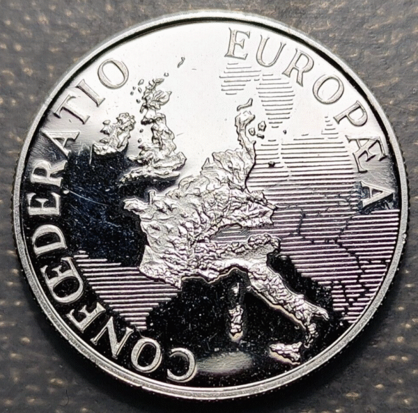 EUROPA EUROPE MONEDA UNICA FICHA 1 EURO 1979 PLATA SILVER