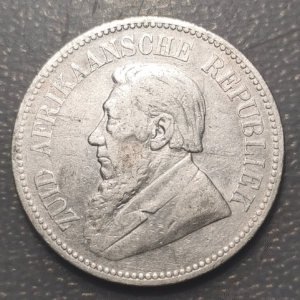 SUDAFRICA SOUTH AFRICA 2 1/2 SHILLINGS 1895 MBC KM 7 PLATA