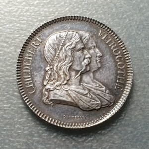 FRANCIA MEDALLA LYON CHILDEBERT ULTROGOTHE CONSEJO GENERAL ADMIN HOSPITALES CIV