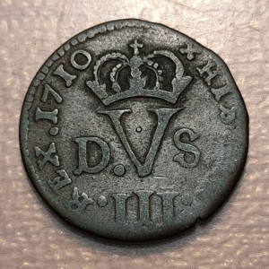 ESPAÑA VALENCIA FELIPE V TRESETA 1710