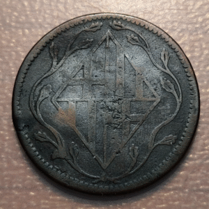 ESPAÑA CATALUÑA NAPOLEONICA 4 CUARTOS 4 QUARTOS 1811