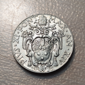 VATICANO PIO XI 50 CENTESIMI 1935 FECHA MAS ESCASA MBC+