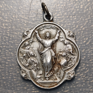 MEDALLA RELIGIOSA CASTELLON 1939 VIRGEN DE LA ASUNCION 1º ANIV LIBERACION CASTEL