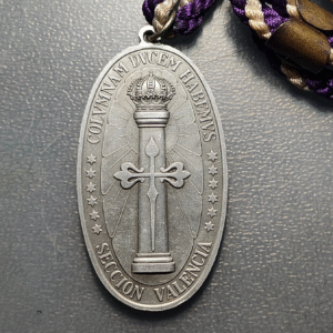 MEDALLA RELIGIOSA ZARAGOZA VIRGEN DEL PILAR CABALLEROS DE Nª Sª DEL PILAR