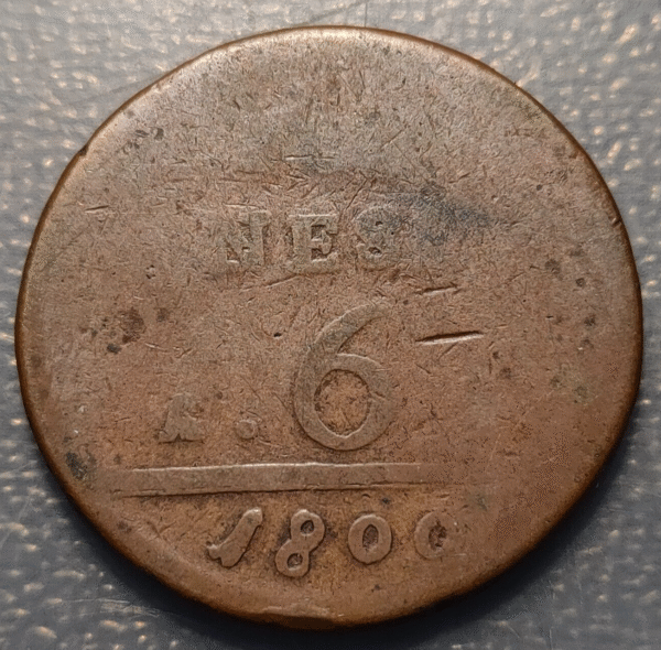 ITALIA NAPOLES NAPOLI FERDINANDO IV INFANTE ESPAÑA 6 TORNESI 1797 1800 - Imagen 2