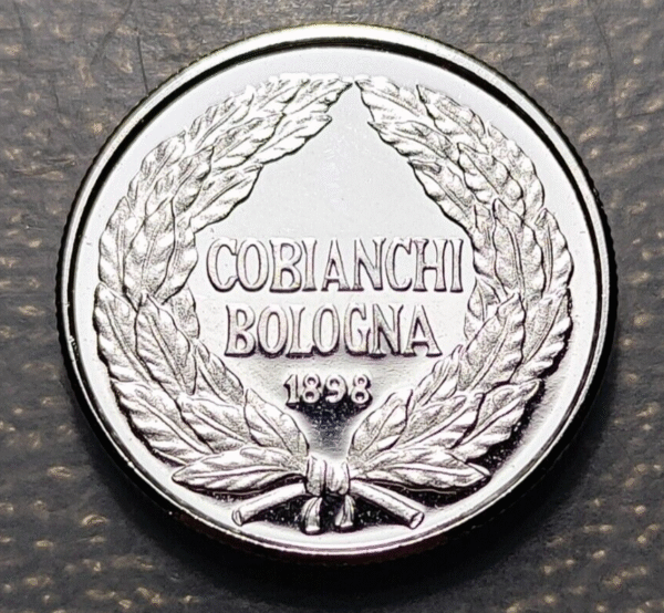 ITALIA BOLONIA BOLOGNA MEDALLA EXPOSICION ANIVERSARIO ESTATUTO ALBERTINO PLATA - Imagen 2