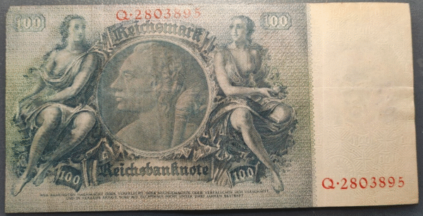 GERMANY ALEMANIA 100 REICHSMARK 1935 P183a MBC-/MBC - Imagen 2