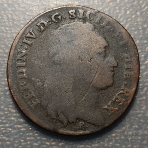 ITALIA NAPOLES NAPOLI FERDINANDO IV INFANTE ESPAÑA 8 TORNESI 1797