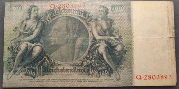 GERMANY ALEMANIA 100 REICHSMARK 1935 P183a MBC-/MBC - Imagen 2