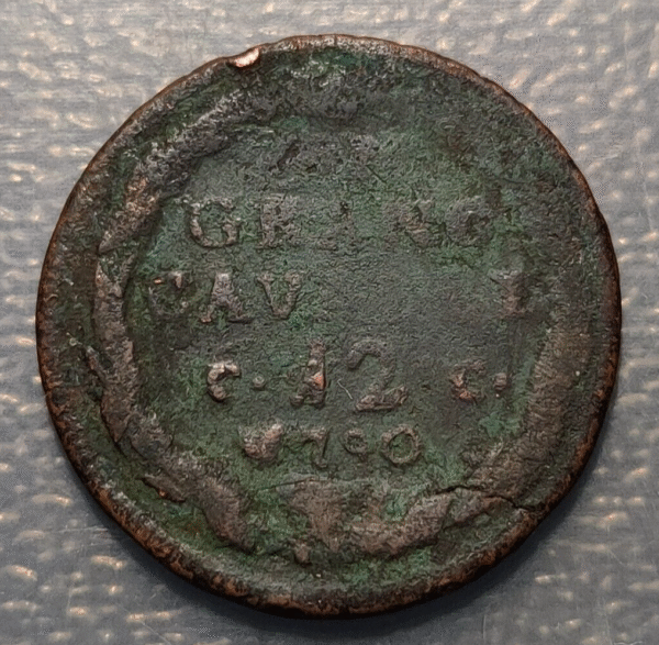 ITALIA NAPOLES NAPOLI FERDINANDO IV 1 GRANO 12 CAVALLI 1790 - Imagen 2