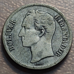 VENEZUELA 1 BOLIVAR 1945 MBC-