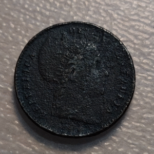 VENEZUELA 1/4 CENTAVO 1843 BC