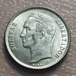 VENEZUELA 50 CENTAVOS 1954 SC-/SC