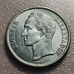 VENEZUELA 2 BOLIVARES 1945 EBC