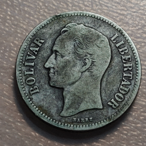 VENEZUELA 2 BOLIVARES 1935 MBC-