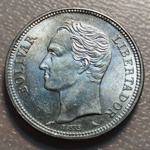 VENEZUELA 2 BOLIVARES 1960 EBC+