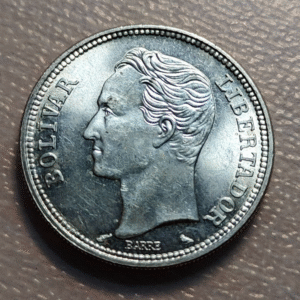 VENEZUELA 2 BOLIVARES 1960 SC-/SC