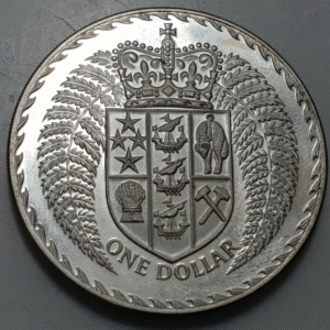 NEW ZEALAND NUEVA ZELANDA 1 DOLLAR 1979 PROOF EBC+