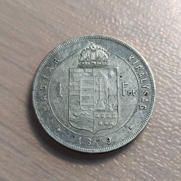 HUNGRIA HUNGARY 1 FORINT 1 FLORINES 1879 KB MBC - Imagen 2