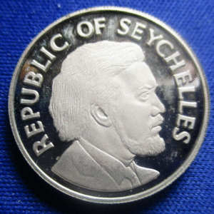 SEYCHELLES 50 CENTS 1976 PROOF