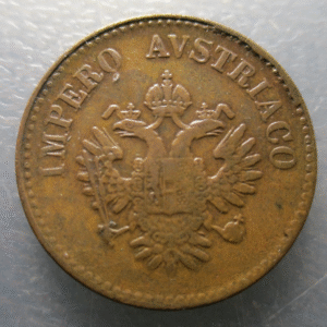 AUSTRIA VENECIA VENEZIA LOMBARDO VENETO 10 CENTESIMI 1852 V EBC
