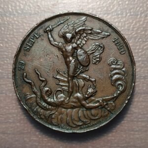 MEDALLA FRANCIA NAPOLES CAROLINA FERDINANDO LUISA DUQUESA BERRY NACIMIENTO DUQUE