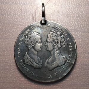 ITALIA TOSCANA ETRURIA CARLO LUDOVICO CARLOS LUIS BORBON FRANCESCONE 1806