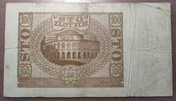 POLONIA POLAND 100 ZLOTYCH 1940 P 97 MBC- - Imagen 2