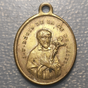 MEDALLA RELIGIOSA INMACULADA CONCEPCION SAN JUAN FRANCISCO DE LA COMP. DE JESUS