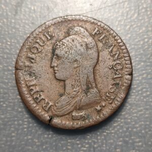 FRANCIA 1 DECIME L'AN 5 A MBC+/EBC-