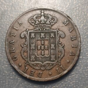 PORTUGAL MARIA II 20 REIS 1848 MBC