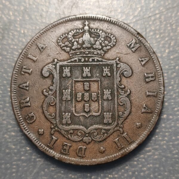 PORTUGAL MARIA II 20 REIS 1848 MBC