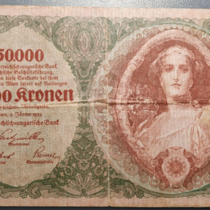 AUSTRIA 50.000 KRONEN 02/01/1922 P80 MBC-