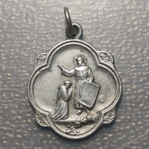 MEDALLA RELIGIOSA SAN FRANCISCO DE ASIS BENDICION DE SAN FRANCISCO ALUMINIO