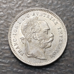 AUSTRIA FRANZ JOSEPH I 10 KREUZER 1872 HIGH GRADE