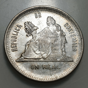 GUATEMALA 1 REAL 1893 KM-159a.2 EBC
