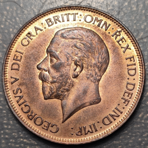 GREAT BRITAIN GRAN BRETAÑA GEORGE V 1 PENNY 1936 SC UNC
