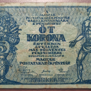 HUNGARY HUNGRIA 5 KORONA 15/05/1919 P 34 BC+